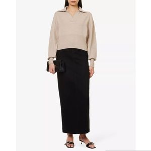 NEW Reformation Daria Ultra High Waist Denim Skirt - Nidri